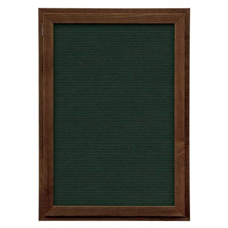 United Visual Products Outdoor Enclosed Combo Board, 72"x36", Black Frame/Black & Surf UVCB7236ODB-BLACK-SURF
